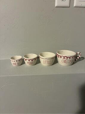 Rae Dunn Christmas measuring cups